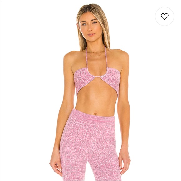 Lovers + Friends McKenna Marled Pink Revolve Set - Picture 1 of 5